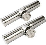 Amarine 2-Pack Stainless Steel Fishing Rod Holders