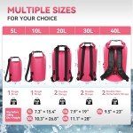 MARCHWAY Waterproof Dry Bag Backpack for Fishing