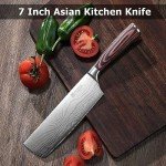 7" PAUDIN Nakiri Knife - Sharp & Versatile Chef Knife