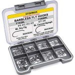 XFISHMAN Barbless Fly Hooks Assortment Pack 240