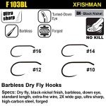 XFISHMAN Barbless Fly Hooks Assortment Pack 240
