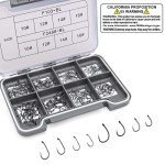 XFISHMAN Barbless Fly Hooks Assortment Pack 240