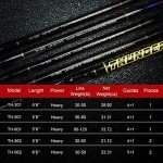 Fiblink 2-Piece Saltwater Trolling Fishing Rod