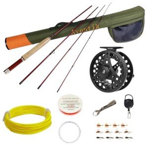Aventik Whisperer 7FT Fly Fishing Rod and Reel Combo