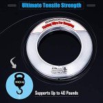 Clear Fishing Wire - 656FT Strong Nylon Line