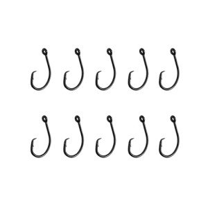 10PCS High-Carbon Circle Hooks for Freshwater & Saltwater