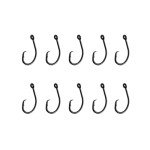 10PCS High-Carbon Circle Hooks for Freshwater & Saltwater