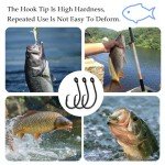 10PCS High-Carbon Circle Hooks for Freshwater & Saltwater