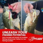 Squirm Fishing Lures - Bass Fishing Kit (3 Pack)