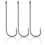 Dr.Fish 100 Pack Aberdeen Fishing Hooks #6