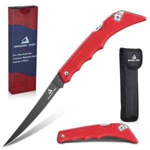 Dragon Riot Folding Fillet Knife with Carrying Bag