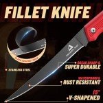 Dragon Riot Folding Fillet Knife with Carrying Bag