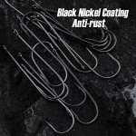 Dr.Fish 100 Pack Aberdeen Fishing Hooks #6