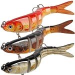 3PCS Multi-Jointed Bass Fishing Lures Set