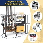 Olakee Fishing Rod Holders and Tackle Cart