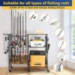 Olakee Fishing Rod Holders and Tackle Cart