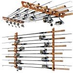 Fishing Rod Holder for 11 Rods - Wall Storage