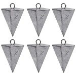 Pyramid Sinkers for Surf Fishing, 6pcs (2oz)