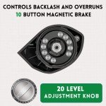 YKLP Baitcasting Reel with Magnetic Braking System