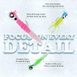 Lucky Fishing Tungsten Ice Jigs - Glow in Dark