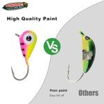 97% Pure Tungsten Ice Fishing Jigs - 5-Pack