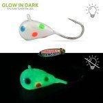 97% Pure Tungsten Ice Fishing Jigs - 5-Pack