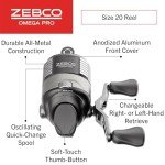 Zebco Omega Pro Size 20 Spincast Fishing Reel