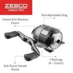 Zebco Omega Pro Size 20 Spincast Fishing Reel