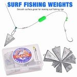 Pyramid Sinkers - Saltwater Fishing Weights 1oz-8oz
