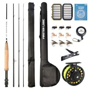 Fly Fishing Rod and Reel Starter Combo Kit