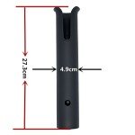 Wall Mounted Fishing Rod Holder Rack (2 Poles)