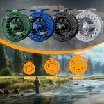 Large Arbor Aluminum Fly Fishing Reel Options 3/8wt