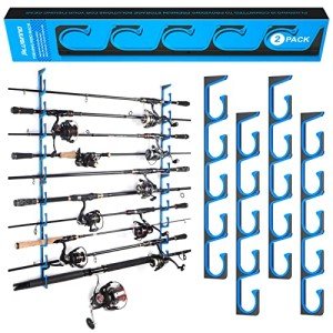 PLUSINNO H5 Horizontal Fishing Rod Holder Rack