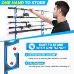 PLUSINNO H5 Horizontal Fishing Rod Holder Rack