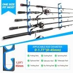 PLUSINNO H5 Horizontal Fishing Rod Holder Rack