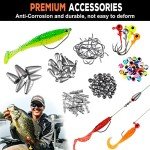201pcs Fishing Tackle Box Accessories Kit