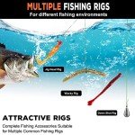 201pcs Fishing Tackle Box Accessories Kit