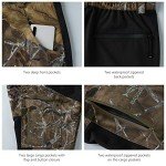 BASSDASH Men's Waterproof Camo Fishing Pants