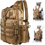Water-Resistant Fishing Backpack with Rod Holder
