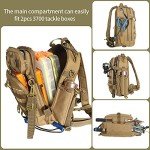 Water-Resistant Fishing Backpack with Rod Holder