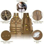 Water-Resistant Fishing Backpack with Rod Holder
