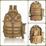Water-Resistant Fishing Backpack with Rod Holder