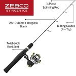 Zebco Stinger Ice Fishing Combo: Rod and Reel