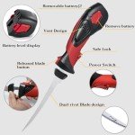 Pratuor Cordless Electric Fillet Knife with Carry Bag