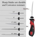 Pratuor Cordless Electric Fillet Knife with Carry Bag