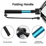 Collapsible Telescopic Fishing Net for Freshwater & Saltwater