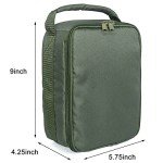 Waterproof Fishing Tackle Bag with Adjustable Dividers
