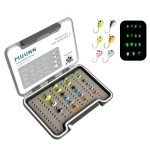 21-Piece Tungsten Ice Fishing Jigs Kit