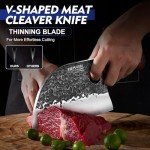 3-Piece Butcher Knife Set for Fishing & Camping