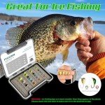 21-Piece Tungsten Ice Fishing Jigs Kit
